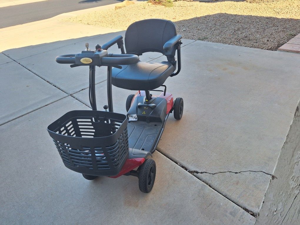 Red 4 Wheel Mobility Scooter Perfect-Like Brand New