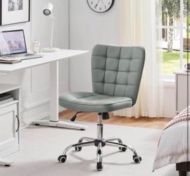 Modern gray desk chair / gray office chair / adjustable height office chair
