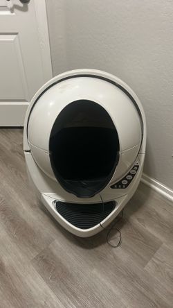 wicker litter robot box