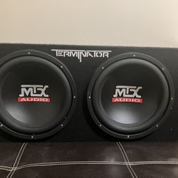 2 12” Subs MTX