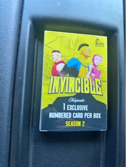 Invincible sdcc numbered card