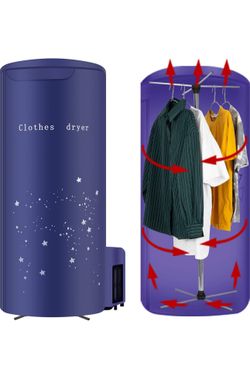 Clothes Dryer Portable Travel Mini 900W dryer machine