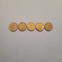 Gold Color Dolr Coins 2500 For All 