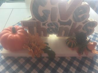 Thanksgiving Table Decoration—Country Style