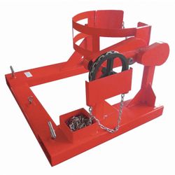 DAYTON Drum Lifter: 19 in Overall Ht, 30 1/2 in x 39 in x 19 in, 30 1/2 in Overall Lg, Steel, Rotate Item 21VG50 Mfr. Model 21VG50