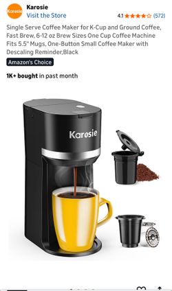 Karosie Single Serve Coffee Maker NEW