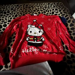 Hello Kitty Christmas Sweater. 