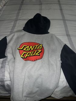 Blue and gray Santa Cruz sweater extra large