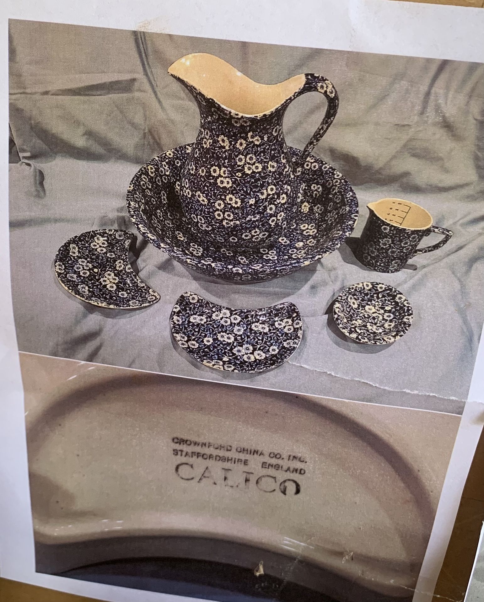 Crownford China Calico Set