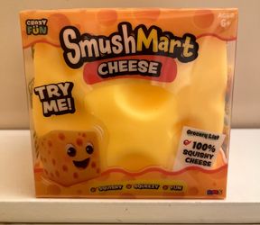 Crazy Fun SmushMart Cheese Squishy Toy
