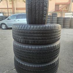 245/60/18 (2) Same Brands And 2 Different  About 80% Life 