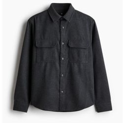 Regular Fit Utility Overshirt 