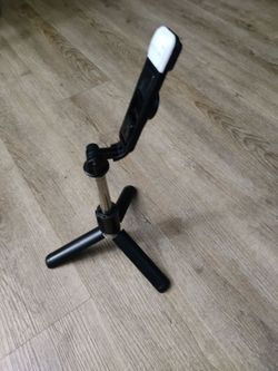2 in 1 Selfie Stick/Tripod with Light For Sale