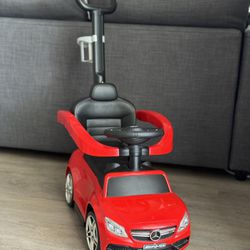 Mercedes benz 3-in-1 Cup Holder Push Car