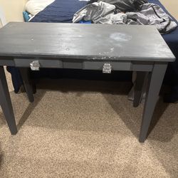 Grey desk