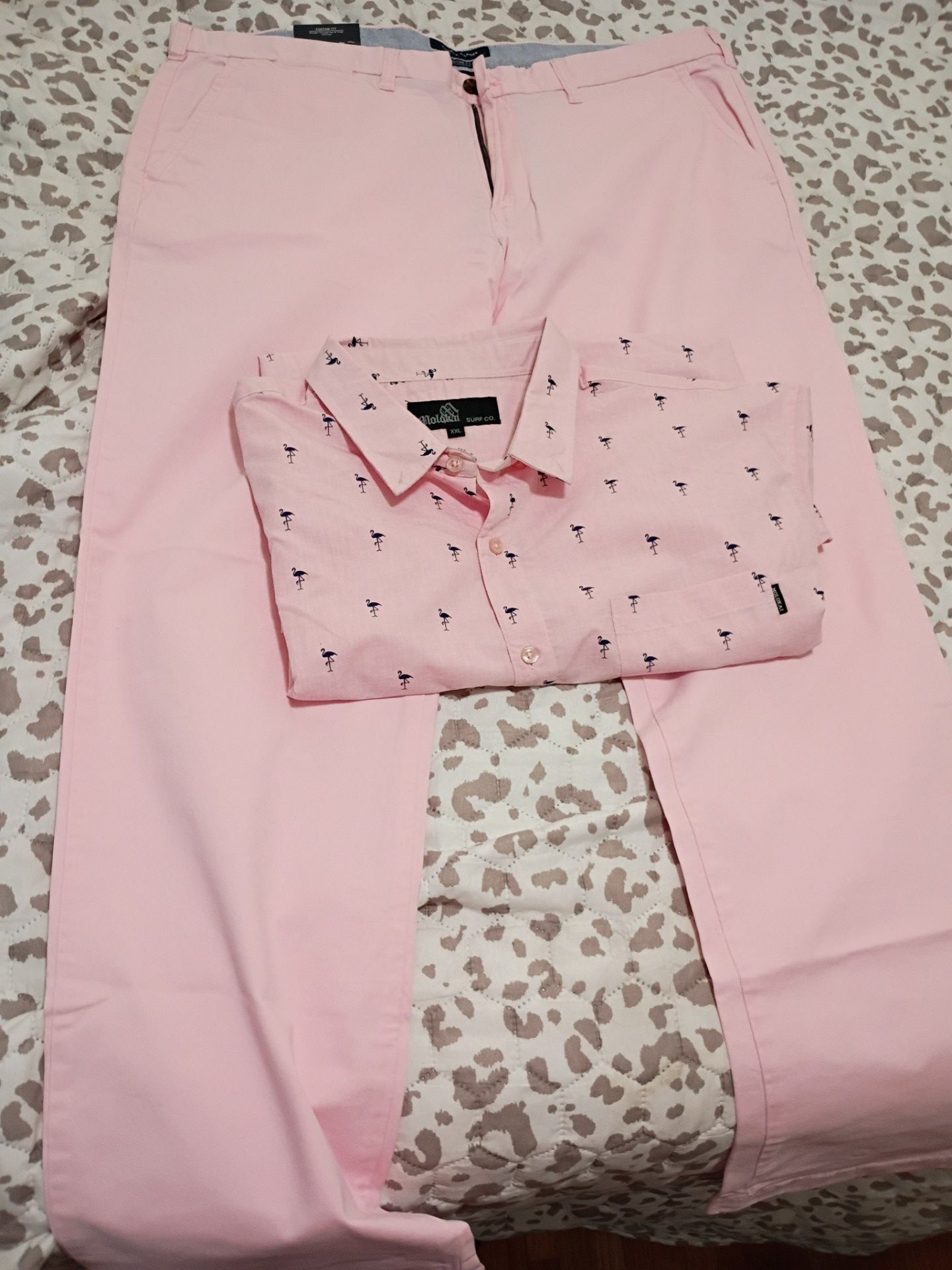 Pink Pants and Shirt