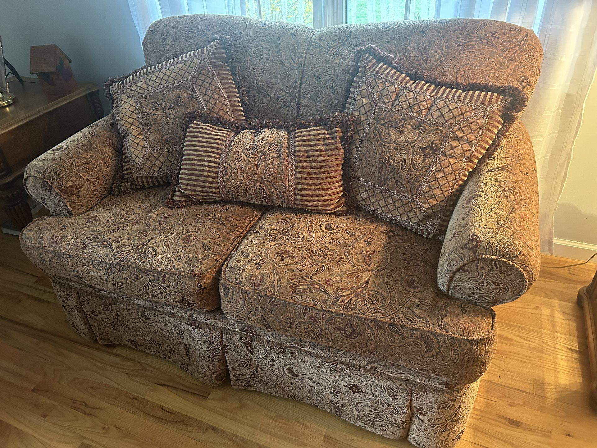 Couch And Love Seat-lightly Used