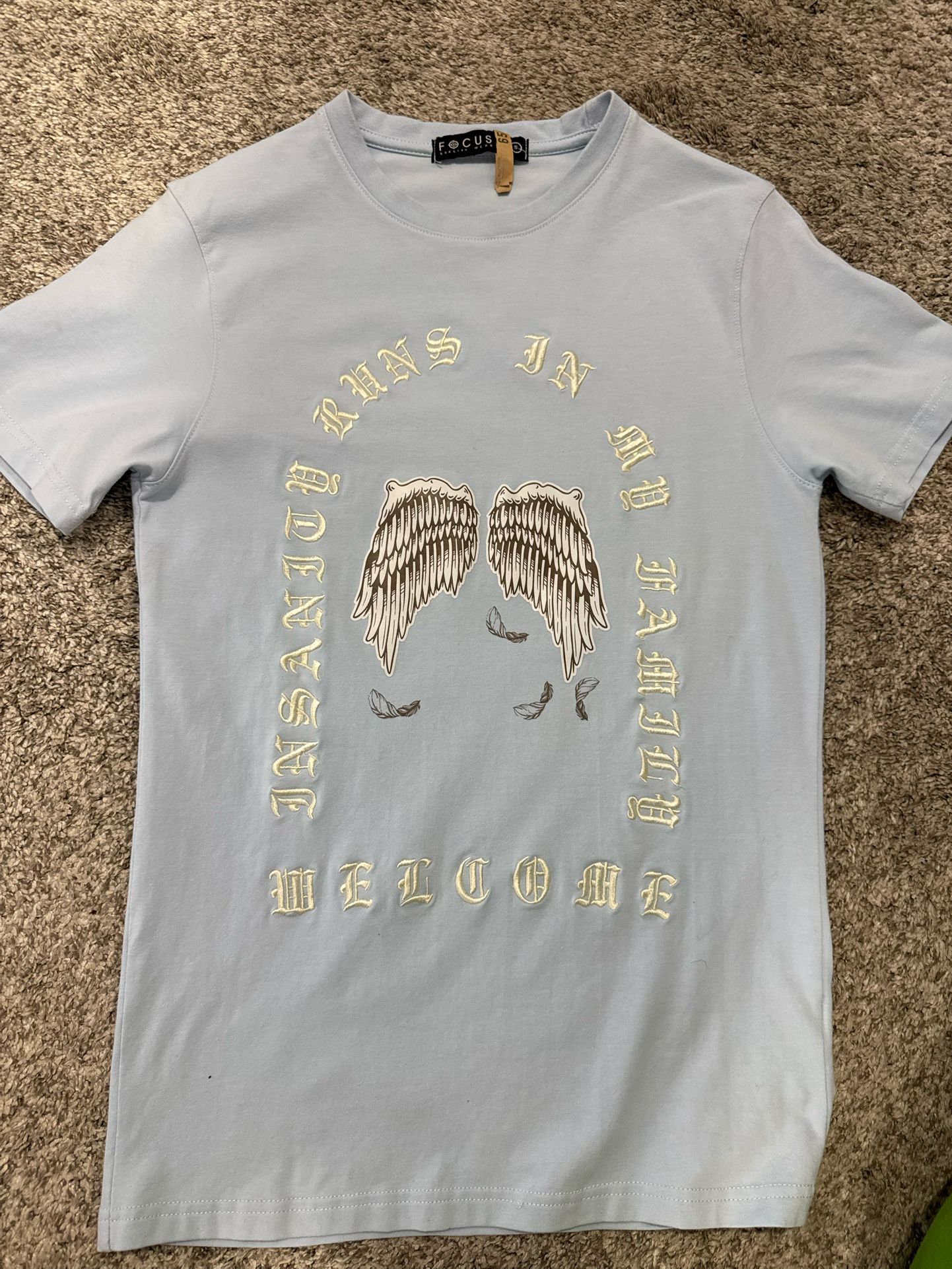 Blue graphic tee🔥