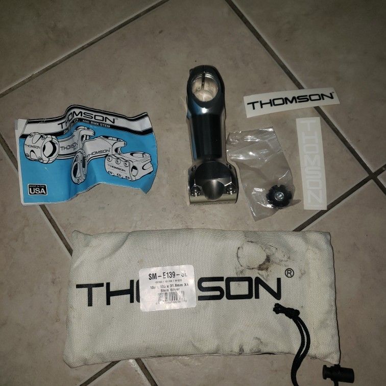 Thomson Elite X4 100mm Silver Stem 31.8mm Clamp Cannondale Mint Condition