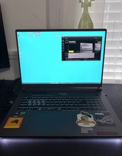 ASUS - ROG Strix G18 18" 2.5K 240Hz Gaming Laptop - Intel Core Ultra 9 HX - 32GB RAM - NVIDIA GeForce RTX 5080 - 2TB SSD - Eclipse Gray