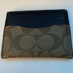 Mens Coach Card Wallet
