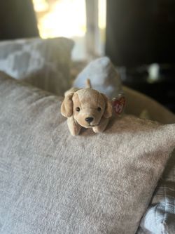 Ty Beanie Baby Fetch Dog Plush Beanbag 1998 Vintage Beanie Babies