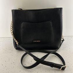 New Nine West Black Crossbody Bag Purse