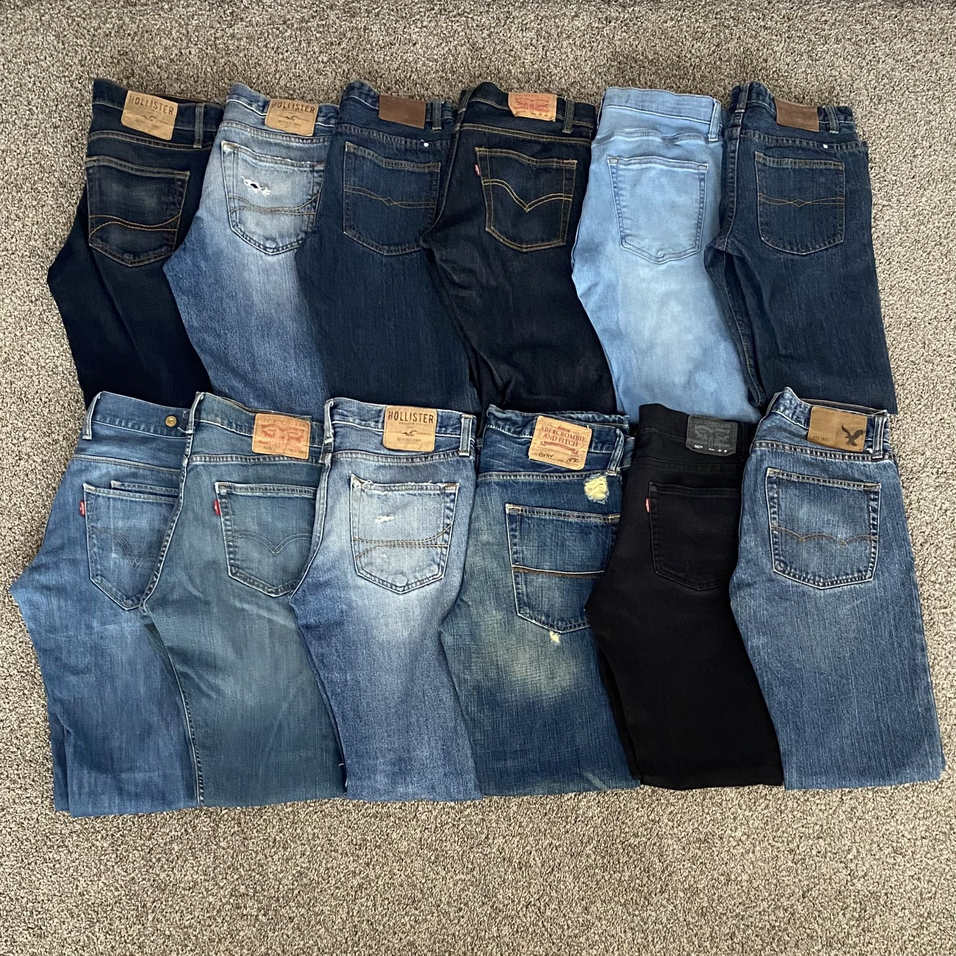 Jeans Denim Pants Men's Teen Clothes