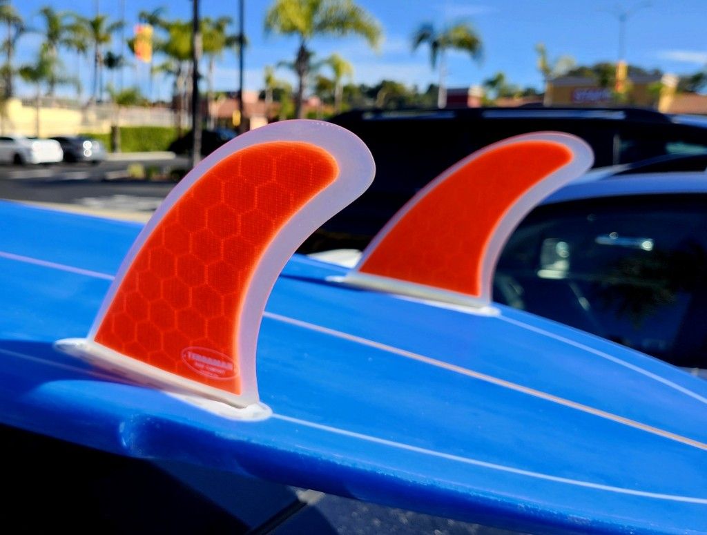 ALL TERRAMARSURFCO TWIN SURFBOATD FINS $65...MR, CC , K2, UK KEELS