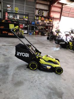 Ryobi 21"  Self-Propelled Battery Mower with Battery and charger