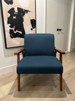 Porthos Home Layla Fabric Upholstered Accent Chair with Beechwood Legs