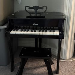 Hape Classic Grand Black Piano Musical Toy Set for Kids