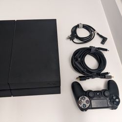 Ps4 500 Gb, Control, Games And Cables 