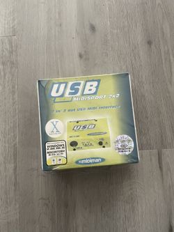 MIDIMAN Midisport 2x2 USB MIDI Interface, NIB!