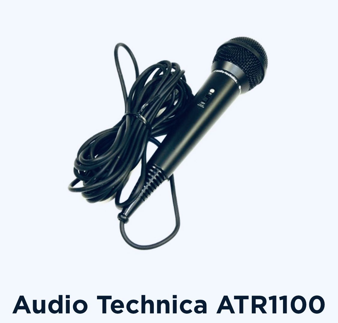 ATR 1100 microphone with desk stand, new in box