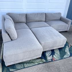 Costco Sectional Sofa Free Delivery Couch Ottoman