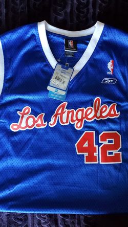 ELTON BRAND Los Angeles Clippers #42 Reebok Stitched Blue NBA Jersey Size Adult XL NWT