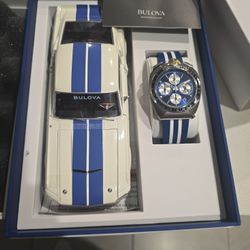 Limited Edition Bulova Shelby Racer Chrono Watch Brand New