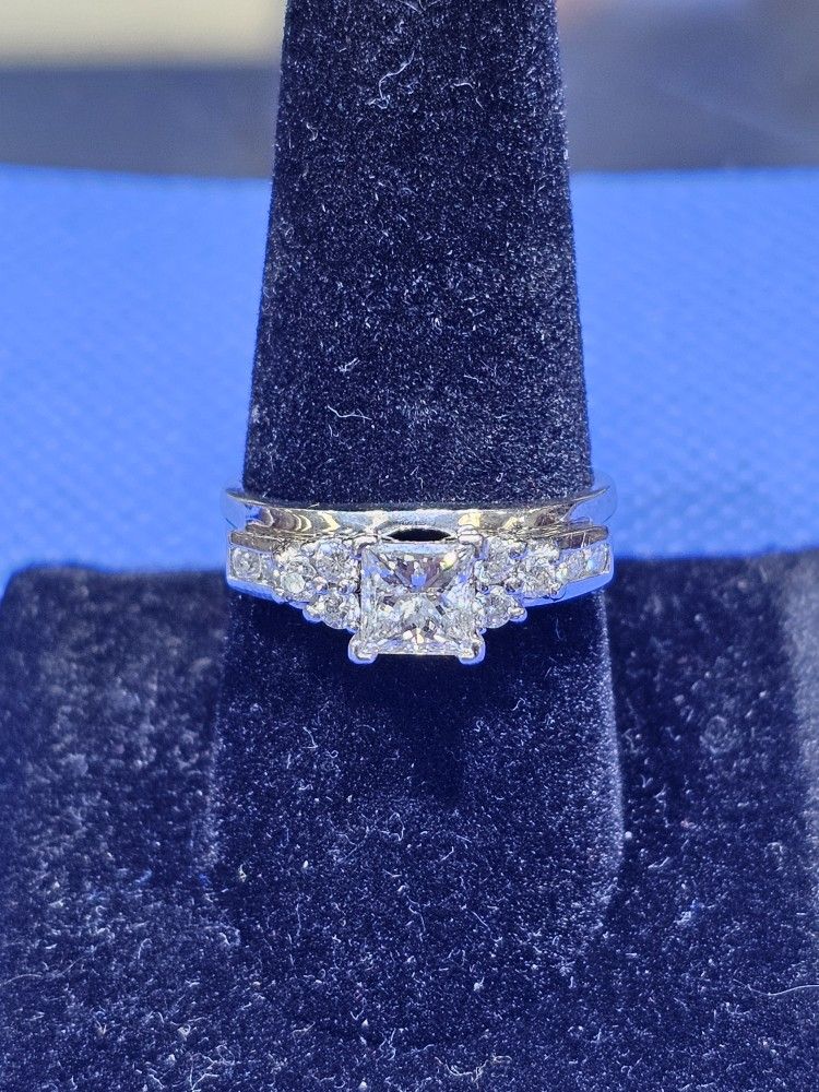 14kt WG Diamond Wedding Set. (C-5) SIZE 8.5 ASK FOR RYAN. #(contact info removed)40