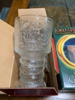 Lord of the Rings glass goblets set (4)