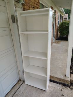 Bookshelf bookcase shelving shelf shelves unit stand case book rack white bookshelves bookcases units cases books room furniture storage organizer st