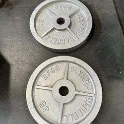Old School Weights Good Cast Iron $90 For The Set 