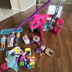 Barbie Camper With Pool And Slide