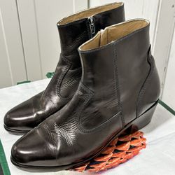 Donato Marrone Leather Boots , Like New 9.5 Size 