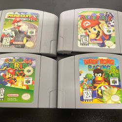 Super Mario Kart Party Nintendo 64 cartridge N64