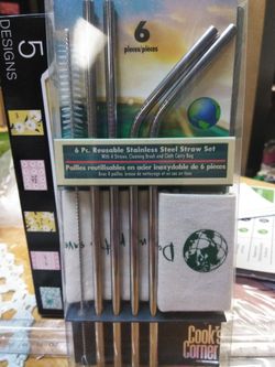 Stainless Steel Straw Set( Popotes)