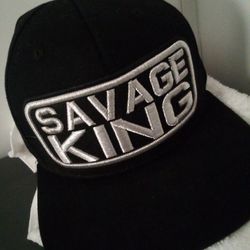 Savage King Snapback Hat 