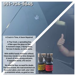 Windshield Crack Repair NOT Replacement!