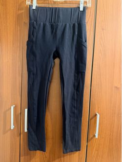 Black High-Waist Pocket Leggings