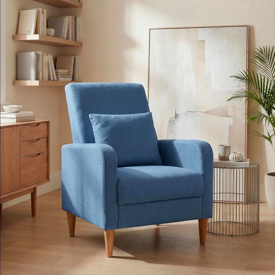 Mid century Upholstered Accent Chair